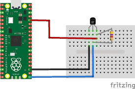 If this site is good enough to show, please introduce this site to others. Raspberry Pi Pico And Ds18b20 Thermometer Using Micropython Pi Bits