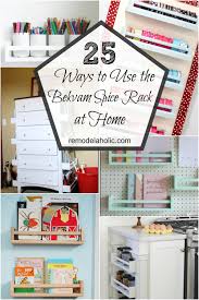 Remodelaholic 25 Ways To Use Ikea Bekvam Spice Racks At Home Ikea Bekvam Ikea Spice Rack Bekvam
