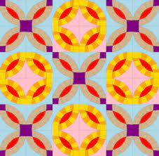 Cutrite Slit N Sew Double Wedding Ring Template Set