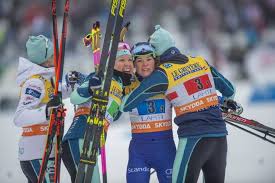 Dahlqvist föll och åkte ut redan i kvalet. Maja Dahlqvist Fasterskier Com