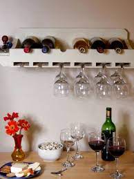 How To Build A Wine Rack For Bottles And Glasses Diy Wine Glass Rack Diy Wine Rack Wine Rack Plans