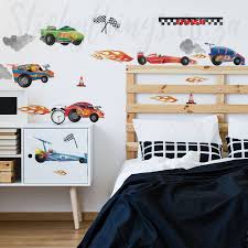 4.7 out of 5 stars. Race Car Wall Stickers Peel And Stick Racing Car Wall Decals