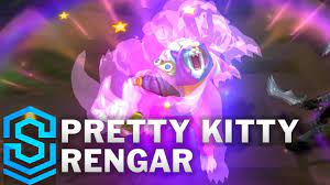 Pretty Kitty Rengar Skin Spotlight - League of Legends - YouTube