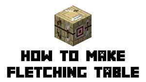 How do you use a crafting table in minecraft? Minecraft Survival How To Make Fletching Table Youtube