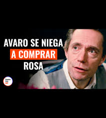 Un hombre avaro se niega a comprar una rosa