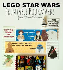Lego Star Wars Printable Bookmarks Carrie Elle Star Wars Classroom Star Wars Printables Lego Star Wars Birthday