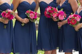 Beautiful Pink And Navy Blue Wedding At An Arboretum Wedding Blue Wedding Navy Blue Wedding