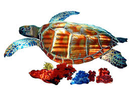 Miico 3d creative wall decorative sticker , a beautiful art wall decal for your home or office.you can stick in walls, doors, windows, furniture, car, or any other solid, smooth surface. Tropical Sea Turtle Metal Wall Art Sculpture Sea Turtle Wall Art Wall Sculpture Art Turtle Wall Art