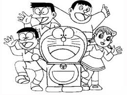 12 gambar mewarnai doraemon yang lucu. Ilmu Pengetahuan 1 Mewarnai Doraemon Dan Kawan Kawan