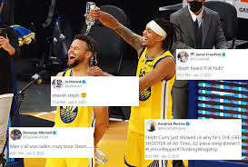 The portland trail blazers couldn't pull off their second win in a row against the golden state warriors on sunday night. Nba World Erupts After Steph Curry Silences Haters With 62 Point Explosion Ahn Fire Digital