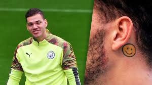Veja o que ederson (ederson_joselaine) descobriu no pinterest, a maior coleção de ideias do mundo. Why Does Ederson Have An Emoji Tattooed Behind His Ear Youtube