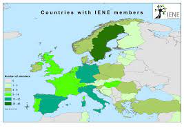 Maps and graphs about the IENE network | IENE