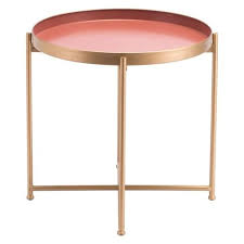 20 Modern Round Accent Table Pink Zm Home Target Round Accent Table End Tables Side Table