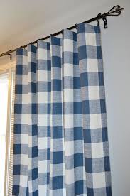 Black And White Buffalo Check Kitchen Curtains Pair Of Premier Navy Buffalo Check Curtain Panels Drapes Anderson Premier Blue White Large Gingham 25 Or 50 Check Curtains Buffalo Check Curtains Curtains