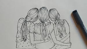 Check out our best friends drawing selection for the very best in unique or custom, handmade pieces from our digital shops. How To Draw Best Friends Bff Easy Step By Step Youtube