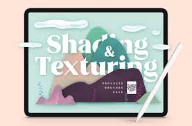 Browse over thousands of templates that are compatible with after effects, premiere pro, photoshop, sony vegas, cinema 4d, blender, final cut pro, filmora, panzoid, avee player, kinemaster, no software,. Natural Shading Texture Procreate Brushes In Brushes On Yellow Images Creative Store