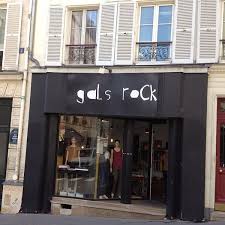Gals Rock Music Store In Paris