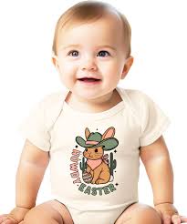 Howdy Easter Bodysuit for Baby Girls