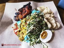 Nasi Kerabu Ayam Panggang Makanan Ayam Panggang Gulai