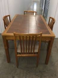 A table is the foundation of your dining room, helping you create a space that?s welcoming, comfortable and beautiful for gatherings large and small. Tile Top Dining Table Products For Sale Ebay
