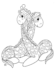 A coloring page with thick lines. Coloriages Animaux Page 5 Giraffe Coloring Pages Precious Moments Coloring Pages Monkey Coloring Pages