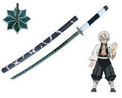 One of the swordsmiths who makes swords for the demon slayer corps. Demon Slayer Kimetsu No Yaiba Sanemi Shinazugawa Saber Replica Hikatana