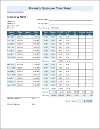 Time Sheet Template For Excel Timesheet Calculator