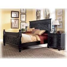 B651 58 Ashley Furniture Britannia Rose King Panel Headboard Rose Bedroom Black Bedroom Furniture Set Bedroom Set