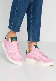 Adidas Originals Supercourt Baskets Basses True Pink Collegiate Green Zalando Fr Sneakers Shopping En Ligne Basket Basse