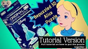 Be sure to subscribe so you don't miss a. Bepuzzled 3d Crystal Puzzle Alice Tutorial Version Youtube