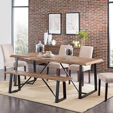 Rated 4.5 out of 5 stars. Lakenheath Faux Live Edge Dining Table Walmart Com In 2020 Live Edge Dining Table Dining Table Design Dining Table