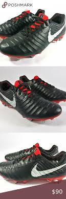 Nike Tiempo Mens Size 7 5 Ah7426 007 Elite Legend New Nike Tiempo Mens Size 7 5 Ah7426 007 Legend 7 Elite Sg A2301 Condit In 2020 Black Nikes Nike Athletic Shoes