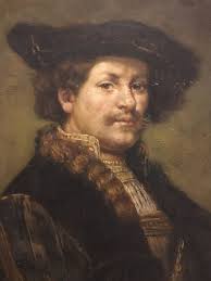 R. Wilson Original Old Oil Portrait Signed Framed in a Heavy Gilt Wood  Frame