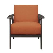 Rated 4.5 out of 5 stars. Lexicon Ocala Upholstered Accent Chair In Orange 1103rn 1