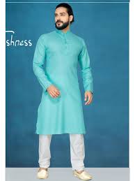 This color was named with the keyword aqua green by the users. Aqua Green Colour Casual Kurta Pajama