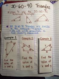 I Teach Special Right Triangles Using Proportions My Students Create 2 Notecards One Wi Special Right Triangle Geometry Activities High School Right Triangle
