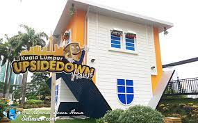 Even the furniture inside was. Kl Upside Down House Tourist Attraction Kl Tower Malaysia Selina Wing Deaf Geek Blogger