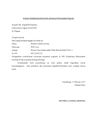 Contoh surat kuasa penerimaan kartu kredit. Contoh Surat Pelunasan Kredit Contoh Surat Format Surat