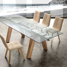 Der kopfkulissenauszug als aktuelle version des auszugtisches repräsentiert den stand der technik in unserer zeit. Moderner Tisch Ausziehbar Aus Glas Und Massivholz Florida