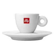 The coffee maker says it holds 10 cups, the coffee can says to use 1 tablespoon of coffee for every 6 oz of water. Illy Logo Espresso Cups Illy Eshop