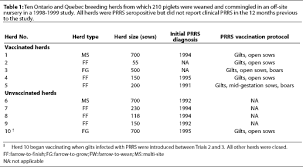 Rajic A 2001 4 179 184 Production Of Prrsv Negative Pigs Commin