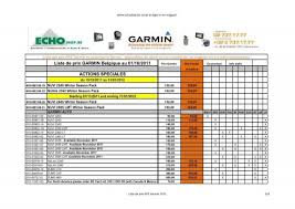 Garmin bluechart g2 vision unlocking. Liste De Prix Garmin Belgique Au 01 10 2011 Actions Echo