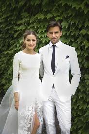 Olivia Palermo Got Married In A Sweater And Shorts This Weekend Celebrity Wedding Dresses Wedding Dress Long Sleeve Two Piece Wedding Dress