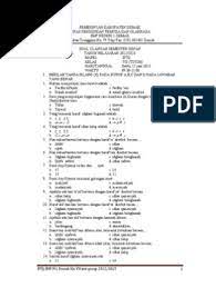 Maybe you would like to learn more about one of these? Soal Bta Kls 7