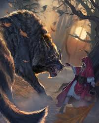 Which were popular enough to spawn an original series named lil' bad wolf, that had the big bad wolf's cub li'l bad as the main character, however the larger of the to wolves stole most of the thunder. Big Bad Wolf Lvl2 By Diegogisbertllorens On Deviantart Werewolf Art Red Riding Hood Art Red Riding Hood Wolf
