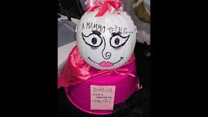 Pumpkin decorating for breast cancer awareness. It S Boobtastic Pumpkins Decorated By Breast Cancer Staff At Memorial Hermann In The Woodlands