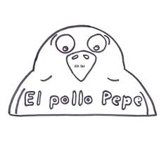 Pollo Pepe Para Colorear