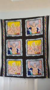 Dragonball Z Pillow Fabric Goku Vegeta 6 Panels Etsy Dragon Ball Z Dragon Ball Pillow Fabric