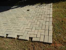 See typical tasks and time to clean pavers, along with per unit costs and material requirements. How To Lay Pavers For A Patio Fixing A Brick Patio Yourself Dengarden