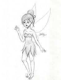 Tinkerbelle Sketch By Lithekay Aka Awkwardartist14 I Friggin Love Peter Pan And Tink Has More Sass Than I Ever Will Xd Art Tutorials Art Drawings Art